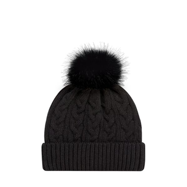 Cuff Toque with Pom Pom Thumbnail