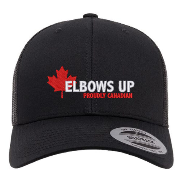 Embroidered Elbows Up Trucker Cap Thumbnail