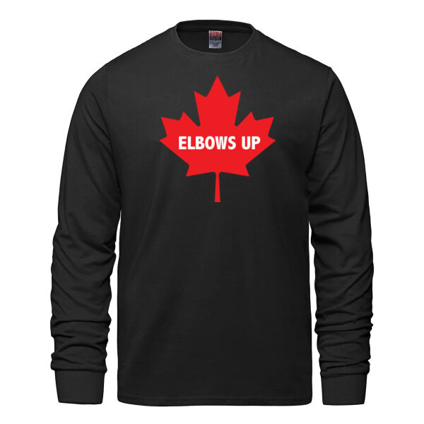 Elbows Up Maple Leaf Crewneck Thumbnail