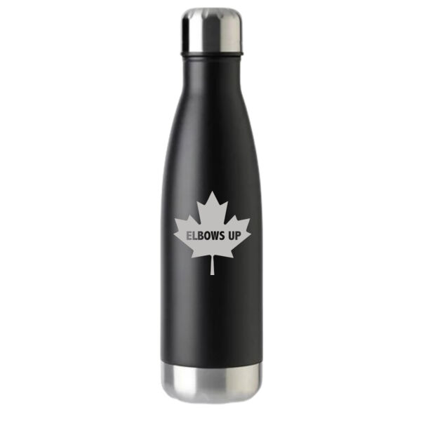 Engraved Elbows Up Maple Leaf 17oz Waterbottle Thumbnail